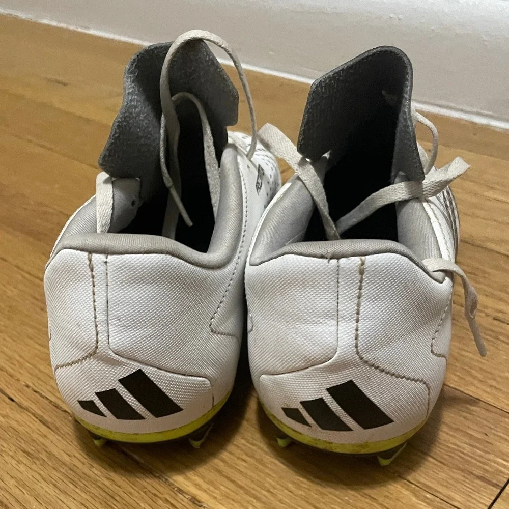 Adidas Predator Freak‎ FG Soccer Football Cleats White Black Men's 6 US